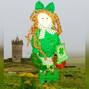 ❤️ St Patrick's Day ERIN GO BRAUGH Doll Luck of the Irish Ornament